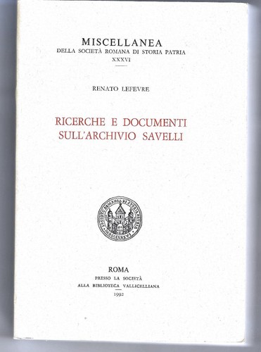 Lefevre ricerche e documenti - lefevre,,