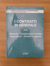 PAOLO CENDON I CONTRATTI IN GENERALE 8 EFFICACIA/CONDIZIONE E TERMINE UTET 2000