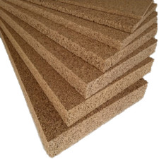 Pacco 10 Pannelli Sughero naturale 2 cm. Isolamento Termico Isolanti Edilizia 