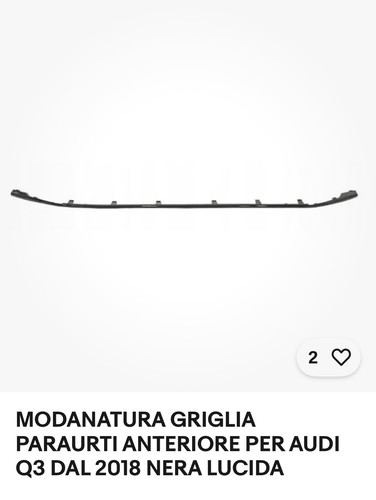 Modanatura paraurti anteriore - paraurti,