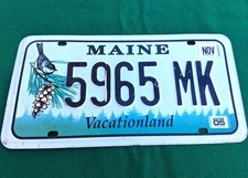 Targa auto vintage americana