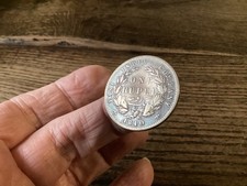 Moneta argento 1840 India una