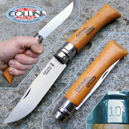 Opinel 10 carbonio faggio - -,