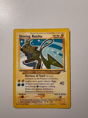 Shining raichu 111 105 - set, neo