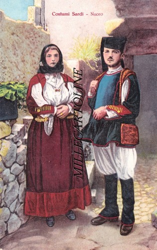 Nuoro costumi sardi - costumi,