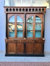 Importante Libreria Impero in Noce - Restaurata (in corso d'opera)_car 2713