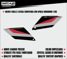 KIT ADESIVI GRAFICHE TABELLE "AP03" compatibili con APRILIA DORSODURO 1200