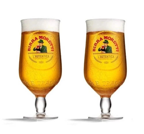 Bicchieri birra moretti - bicchieri,