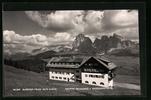 Cartolina alpe siusi - cartolina, di