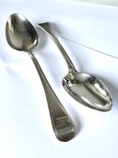 Coppia Cucchiai Argento