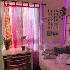 2 pezzi tenda bohemien seta