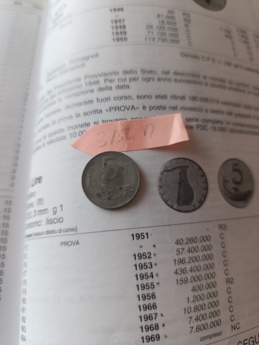Moneta italia lire del - da,