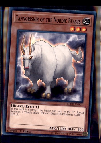 Tanngrisnir delle - yu-gi-oh,