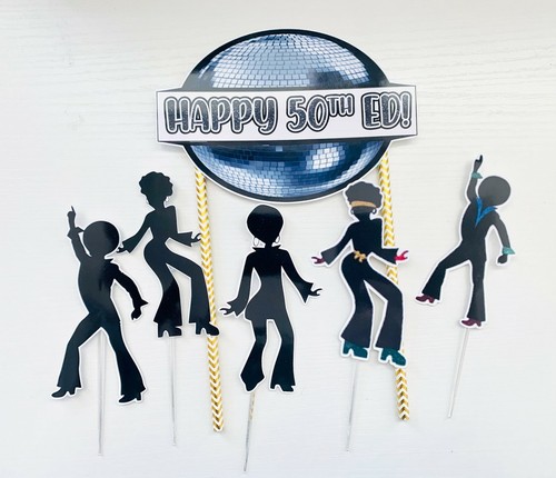 Cake topper ballo discoteca