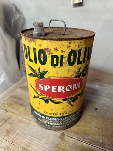 Bidone latta vintage - bidone,