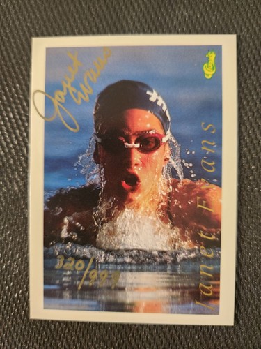 Autografo janet evans classic - autografo,