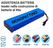 BATTERIA 36 VOLT 9Ah 36V 9000ma E-BIKE TOP LITIO BMS  MONOPATTINO ELETTRICO