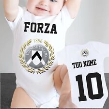 Body neonato personalizzato con nome E Squadra Napoli, Milan Etc