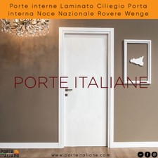 Porte interne Laminato Ciliegio Porta interna Noce Nazionale Rovere Wenge Bianca