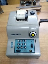 Calcolatore Meccanico Manuale Calcolatrice Vintage Olivetti Summa 15