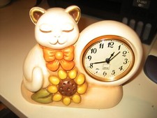 THUN stupendo gatto fiorito con orologio