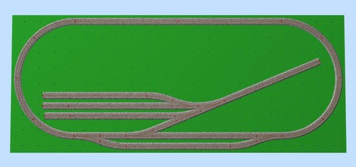Tracciato ferroviario plastico