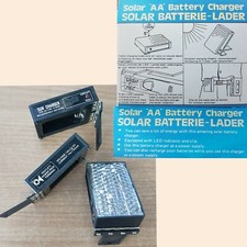 1 carica batterie AA energia SOLARE charger battery eco sun  caricatore pile 