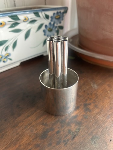 Vaso portacandele tubi - vaso,