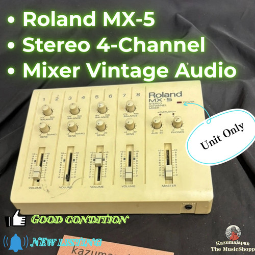 Roland mixer stereo - mx-5, 4