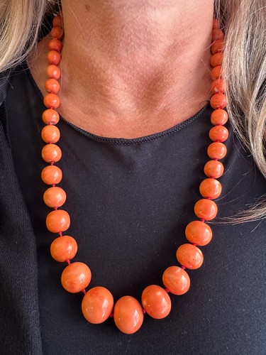 Antica collana corallo - collana,