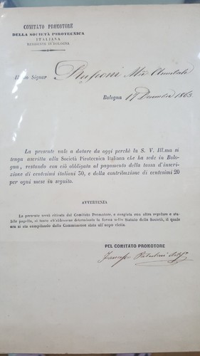 Bologna 1863 comitato - bologna,