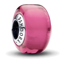 Pandora Pink Mini Murano Glass