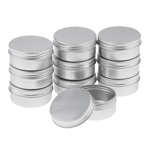 10x 50ml tondo - , alluminio