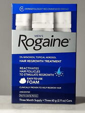 ROGAINE FOAM  TRATTAMENTO RICRESCITA CAPELLI 3 MESI ORIGINALE USA