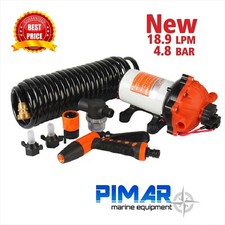 OFFERTA  KIT LAVAGGIO PONTE BICI 12V. 20LIT.MIN. 70PSI BARCA CAMPER NAUTICA NEW