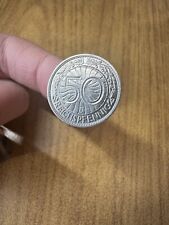 MONETA GERMANIA DEUTSCHES REICH 50 PFENNIG 1938 J SUBALPINA