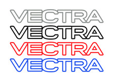 Scritta VECTRA • Adesivo •