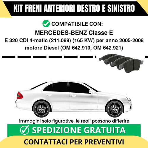 Pastiglie freno anteriori per - pastiglie,