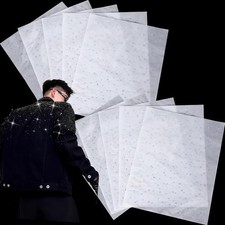 12 Fogli Hot Fix Strass per