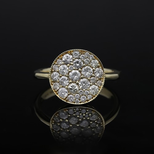Anello diamanti 585 - anello,