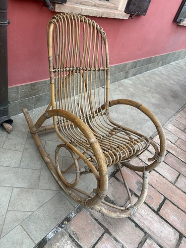 Sedia dondolo vintage - dondolo,