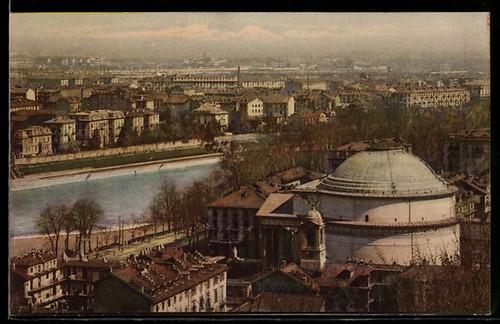 Torino panorama con mole - torino,,