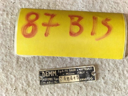 Moto epoca demm 49cc - epoca,