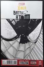 X-Men Battle of the Atom 1 Variant Blank Cover w/ Spiderman Sketch Originale USA