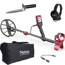 Metal detector Nokta FINDX PRO + custodia, coltello da scavo e cuffie sonde