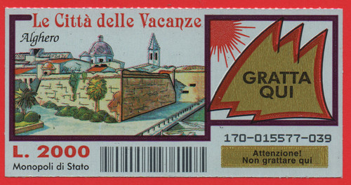 Gratta vinci lotteria - gratta,