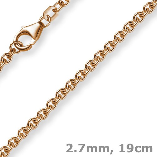 7mm bracciale catena - bracciale, rotonda