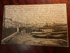 20075) TARANTO VIA MARINA VIAGGIATA 1924 AFFRANCATURA PER LA GERMANIA 