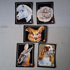 Lotto Card Figurine  1993 Animali da salvare 11 106 188 209 238 Buone Condiz