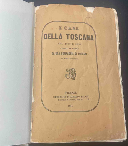 Casi della toscana - i,